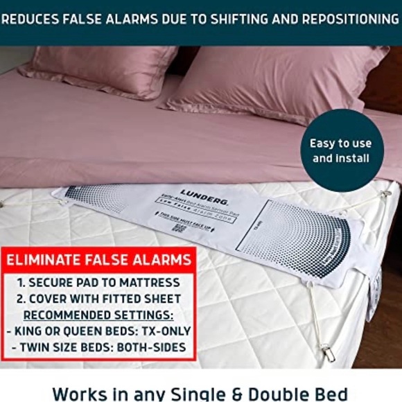 NEW $174.95 Lunderg Early-Alert Bed And Chair Alarm System - Picture 6 of 8